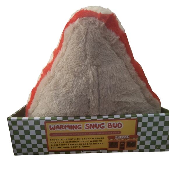 Pink Sky Pizza Warming Snug Bud Plush Calm & Soothe Agitated Kids Gift - Picture 2 of 6